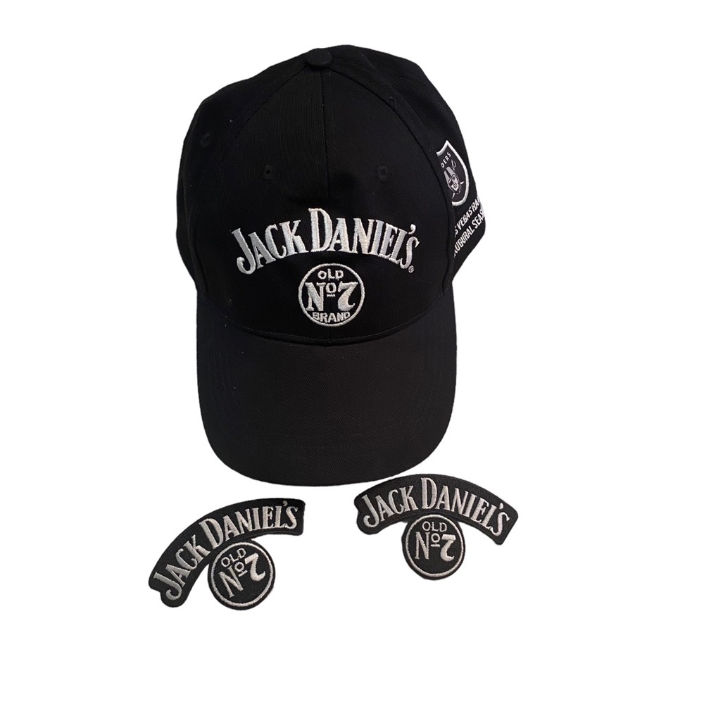 Nwot Jack Daniels Hat And Patch Bundle - image 1